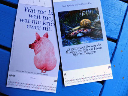 Kalender 2020 mit 12 Waldecker Motiven Waldecker Postkarten-Kkalender